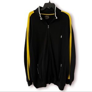 Big Man’s Polo black and yellow 3xlt performance jacket